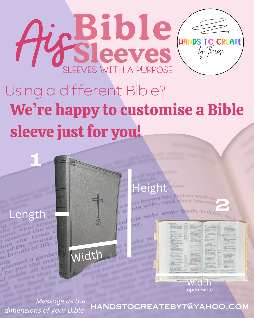 Ais Bible Sleeves - Sleeves with a Purpose - Custom Bible Sleeves