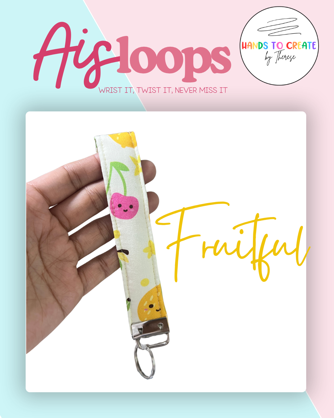 AisLoop - Key Fob, Wristlet, Keychain