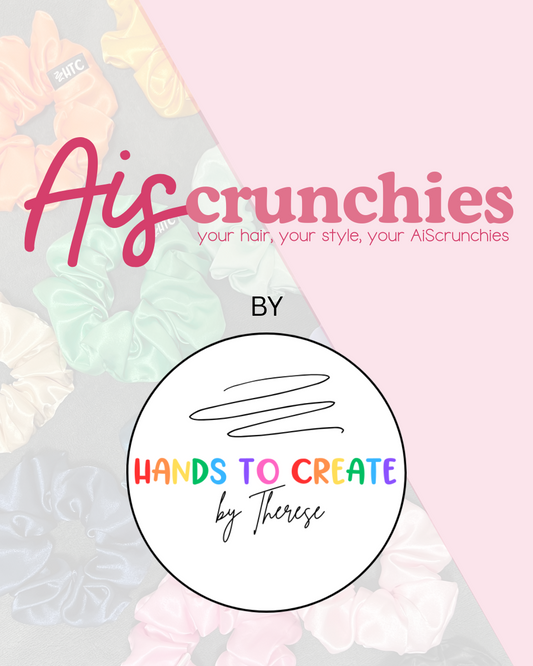 AiScrunchies, 1Design 5Fits Collection - 2XL, XL, REGULAR, MINI, 2XS