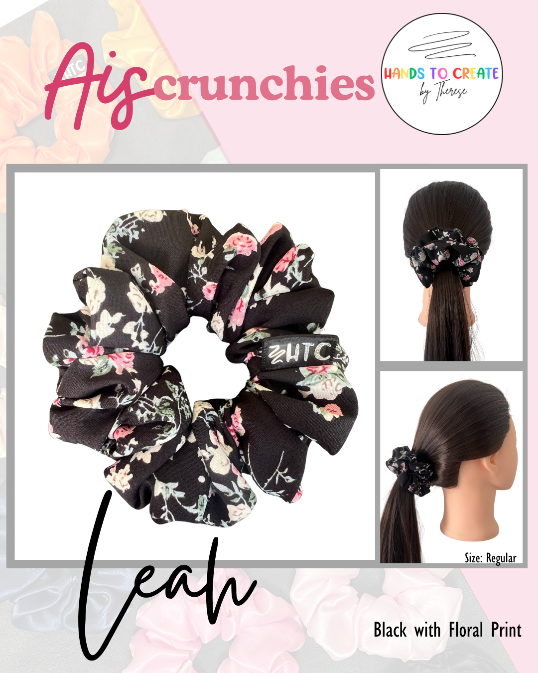 AiScrunchies, 1Design 5Fits Collection - 2XL, XL, REGULAR, MINI, 2XS