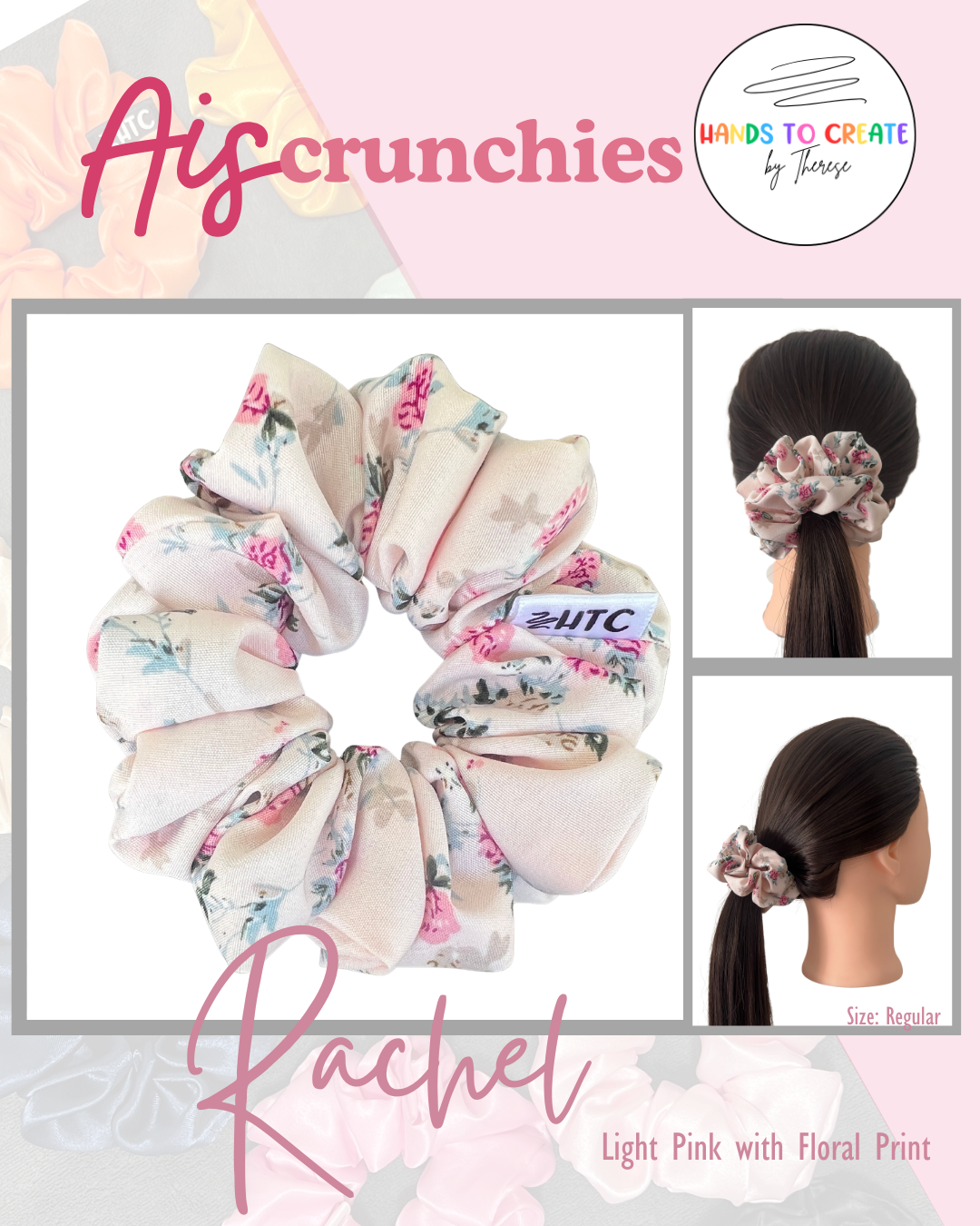 AiScrunchies, 1Design 5Fits Collection - 2XL, XL, REGULAR, MINI, 2XS