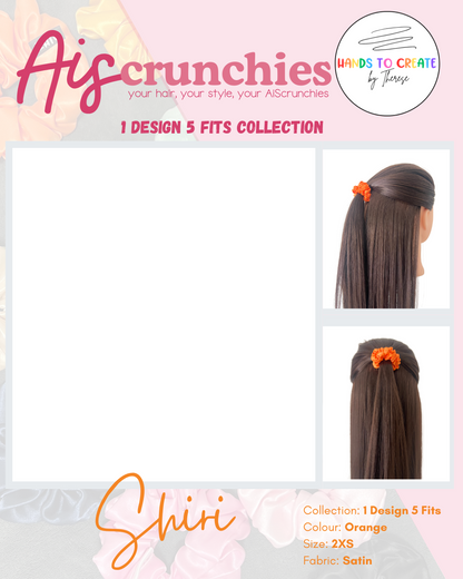 AiScrunchies, 1Design 5Fits Collection - 2XL, XL, REGULAR, MINI, 2XS