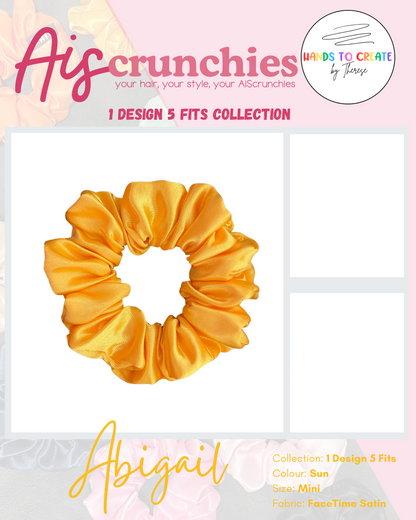 AiScrunchies, 1Design 5Fits Collection - 2XL, XL, REGULAR, MINI, 2XS