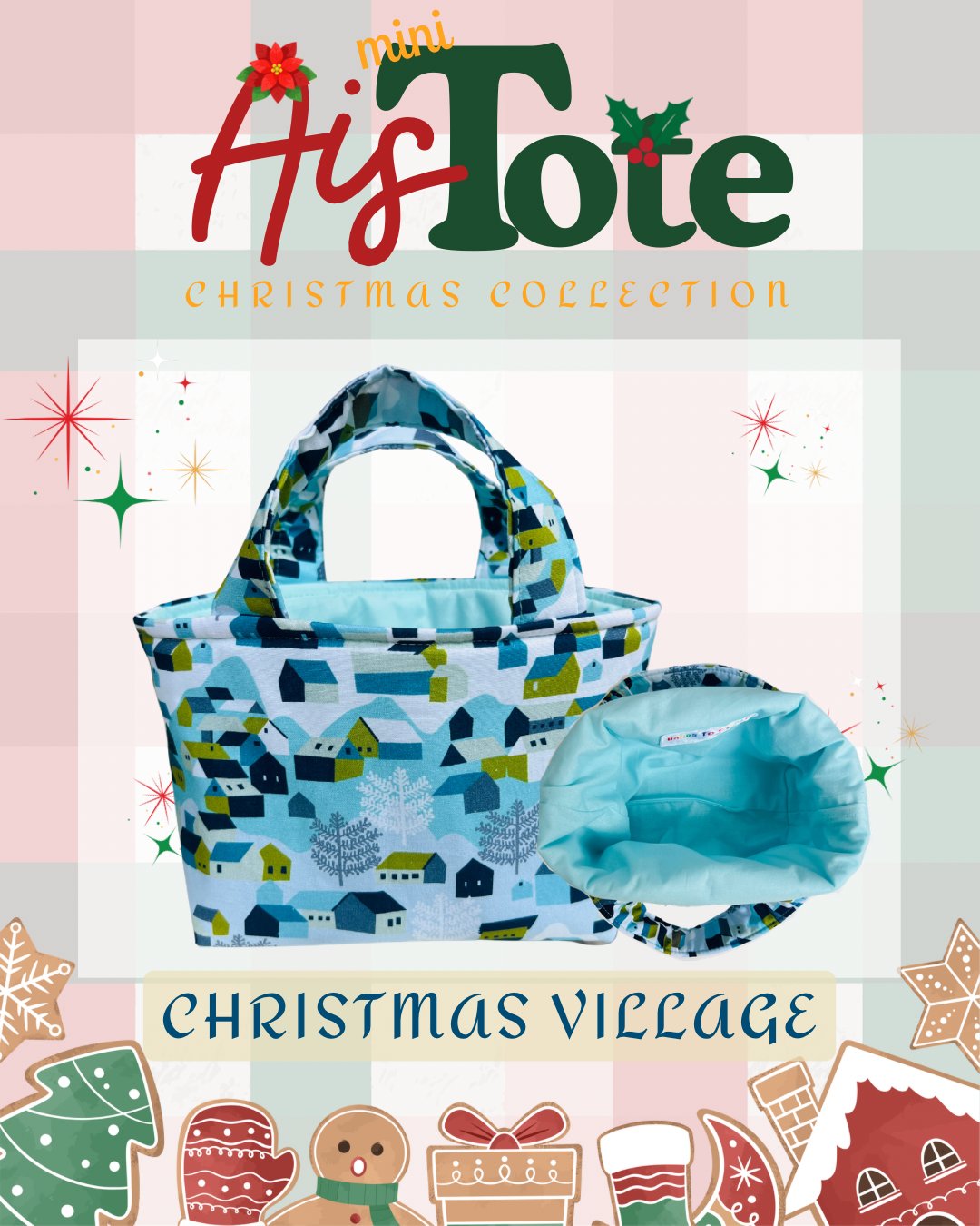 Ais Mini Totes - Christmas Collection