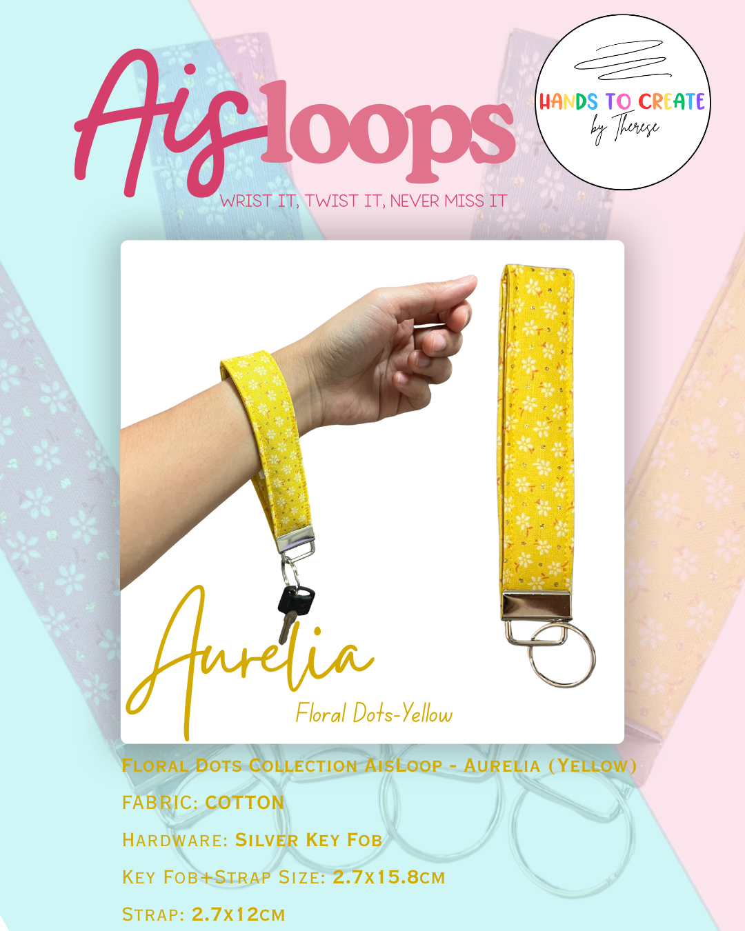 AisLoop - Key Fob, Wristlet, Keychain