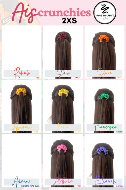 AiScrunchies, 1Design 5Fits Collection - 2XL, XL, REGULAR, MINI, 2XS
