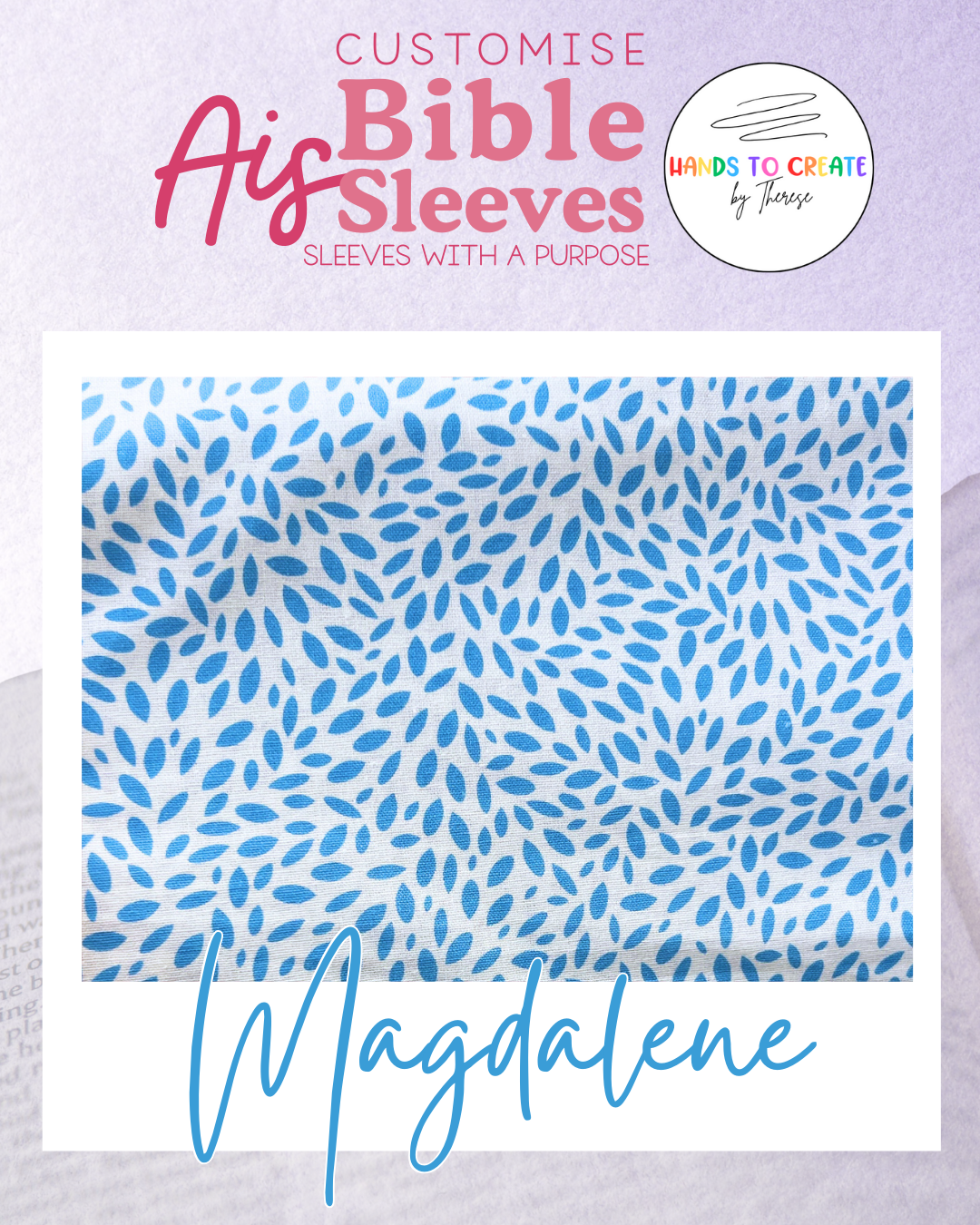 Ais Bible Sleeves - Sleeves with a Purpose - Custom Bible Sleeves