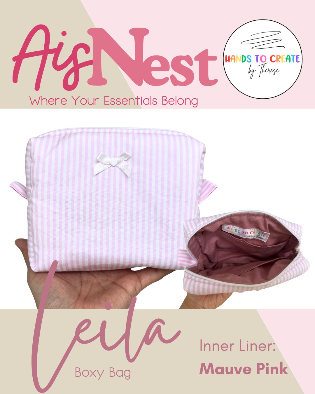 AisNest - Make Up / Boxy Bag