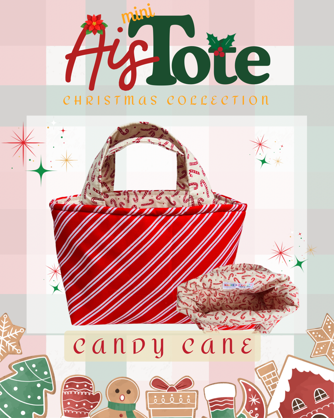 Ais Mini Totes - Christmas Collection