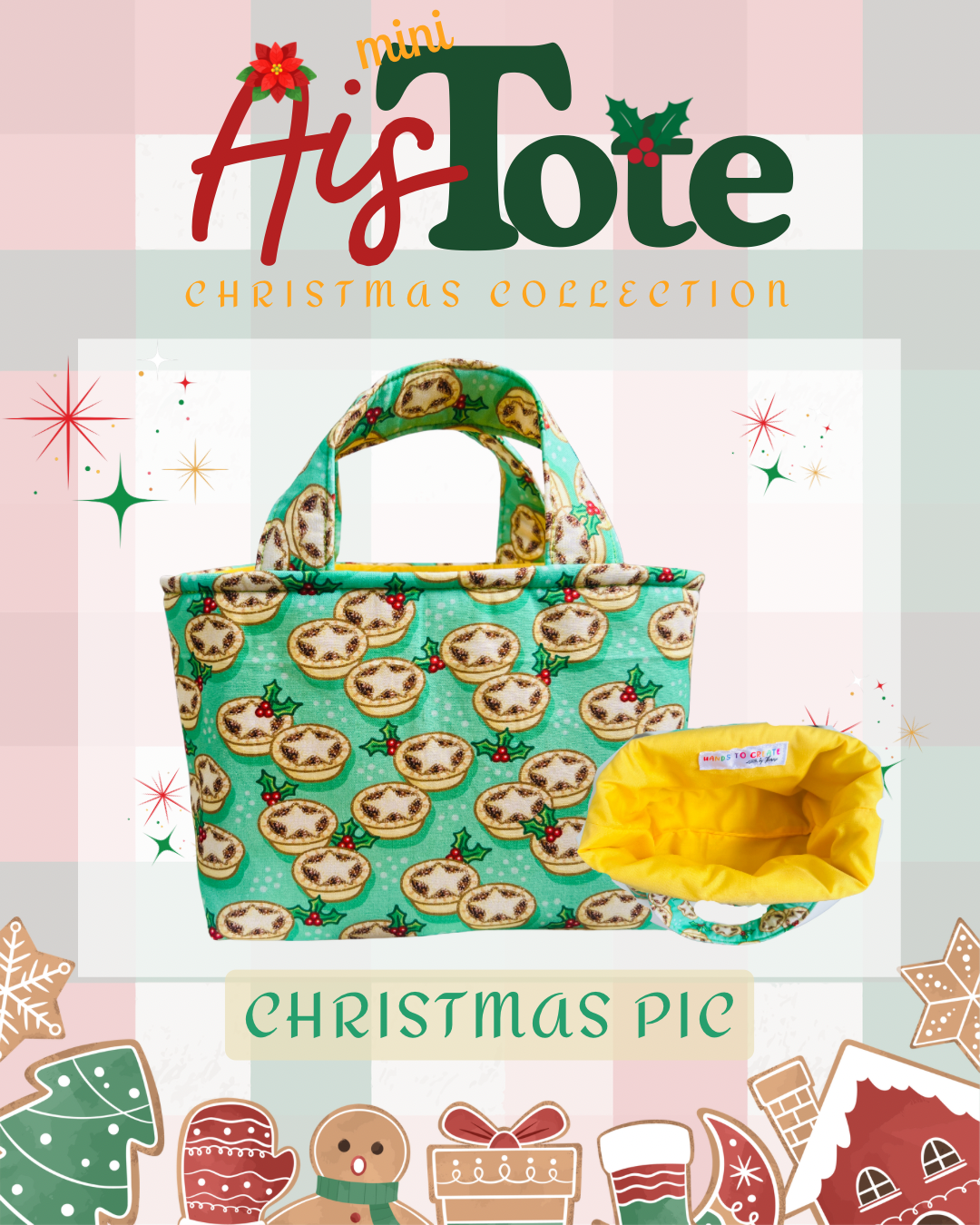 Ais Mini Totes - Christmas Collection