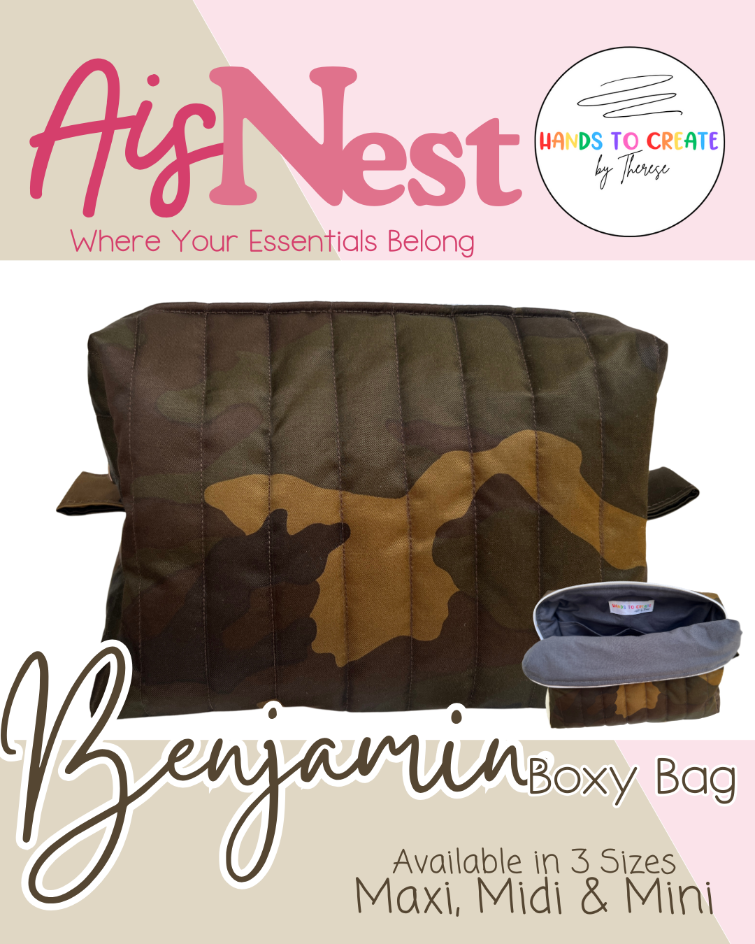 AisNest - Make Up / Boxy Bag