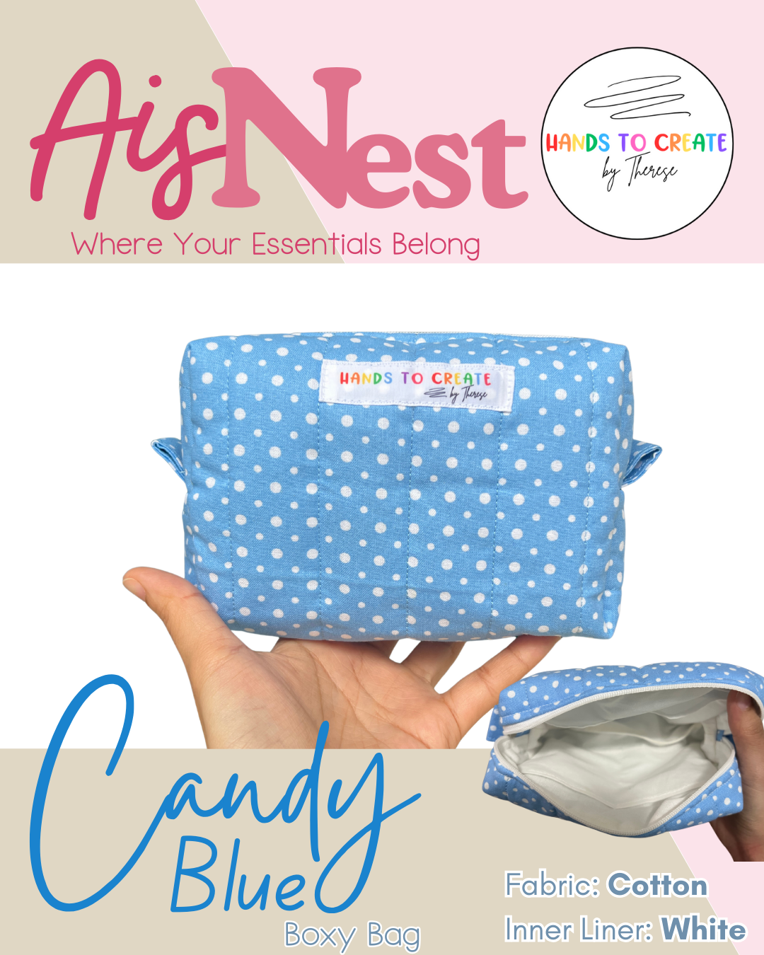 AisNest - Make Up / Boxy Bag