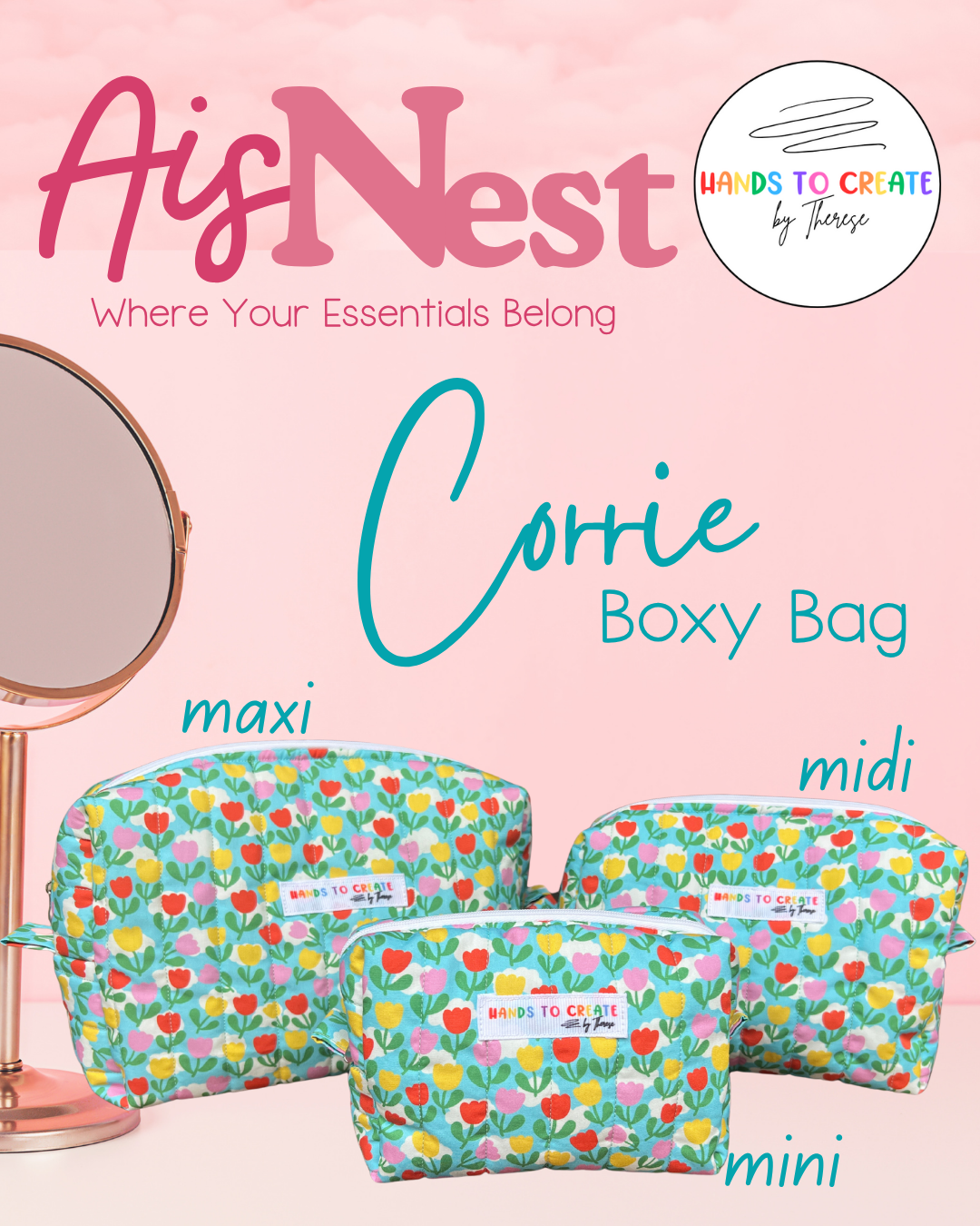 AisNest - Make Up / Boxy Bag