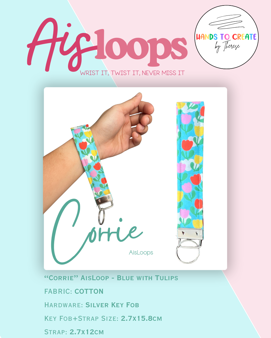 AisLoop - Key Fob, Wristlet, Keychain