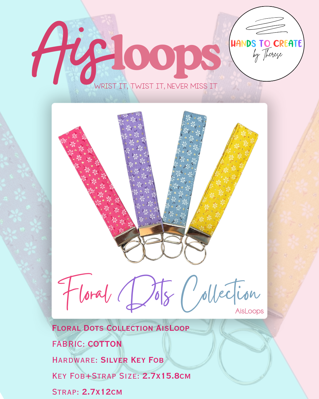 AisLoop - Key Fob, Wristlet, Keychain
