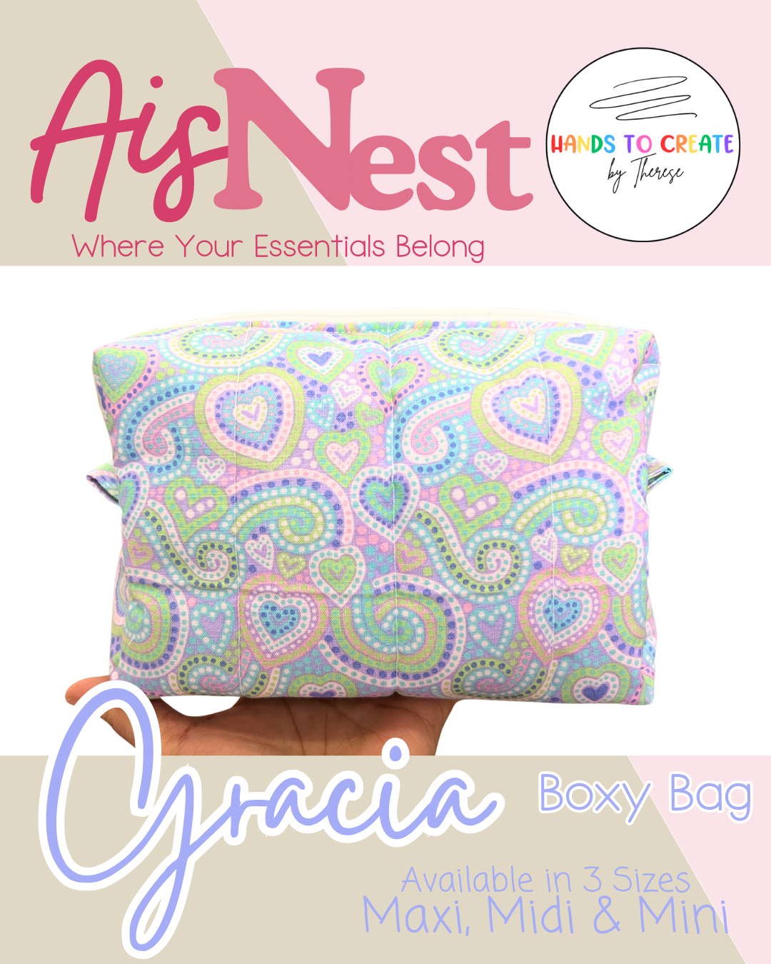 AisNest - Make Up / Boxy Bag