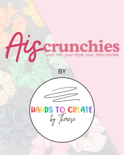 AiScrunchies, 1Design 5Fits Collection - 2XL, XL, REGULAR, MINI, 2XS