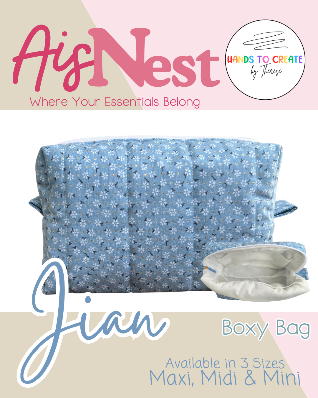 AisNest - Make Up / Boxy Bag