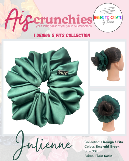 AiScrunchies, 1Design 5Fits Collection - 2XL, XL, REGULAR, MINI, 2XS