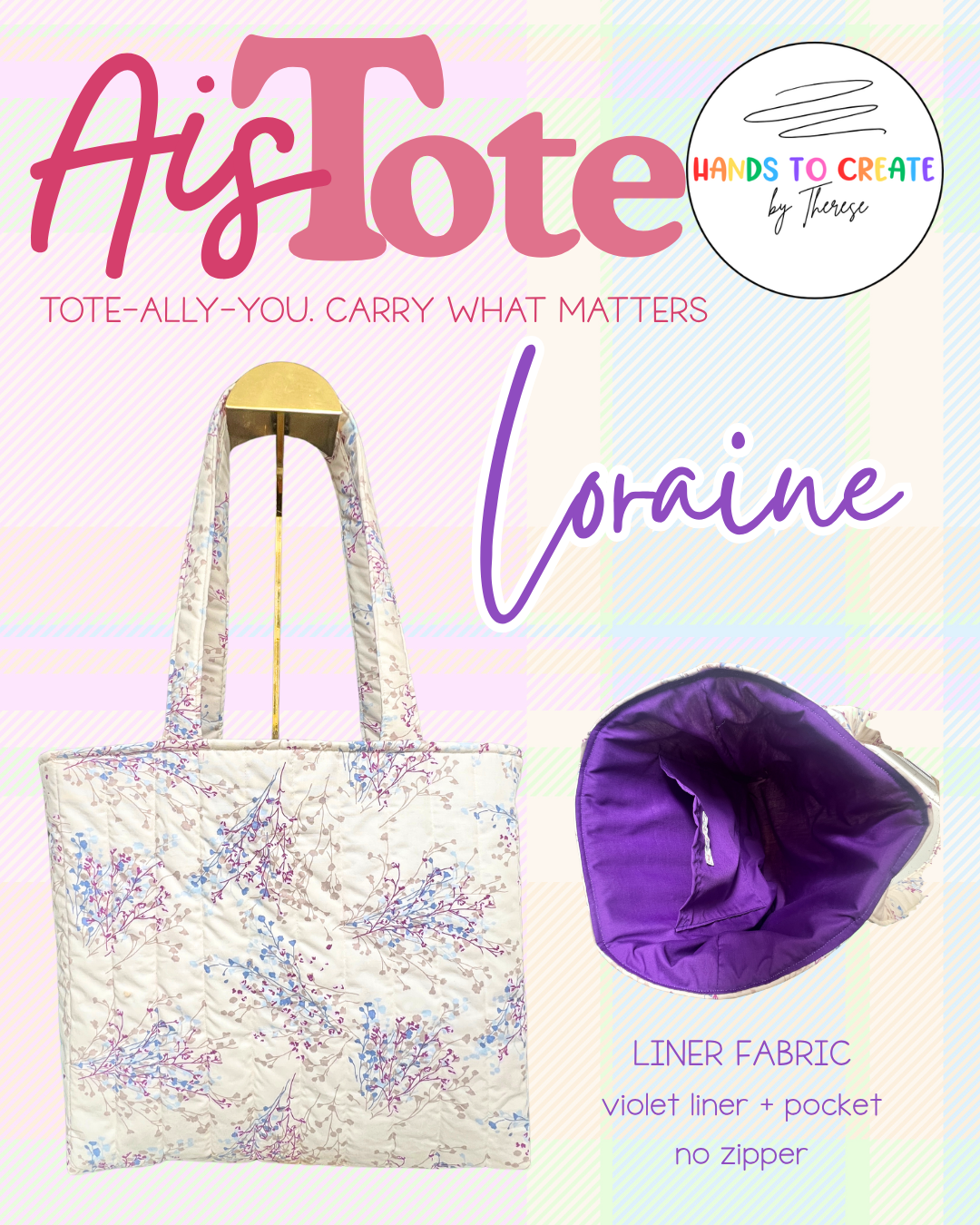 AisTote - Tote-Ally-You. Carry What Matters - Tote Bags