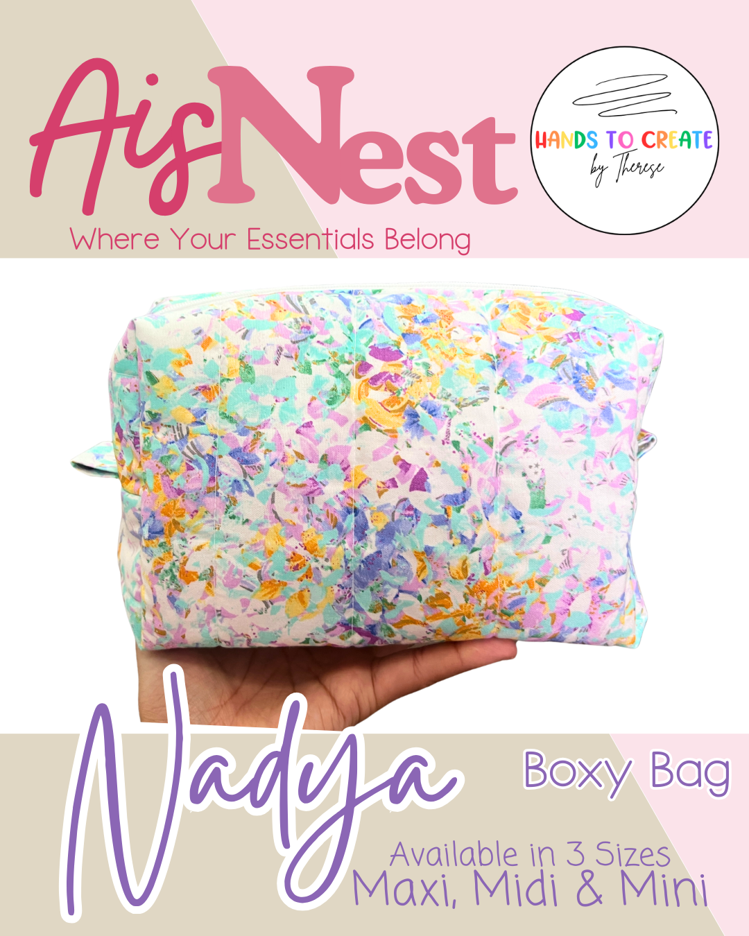 AisNest - Make Up / Boxy Bag
