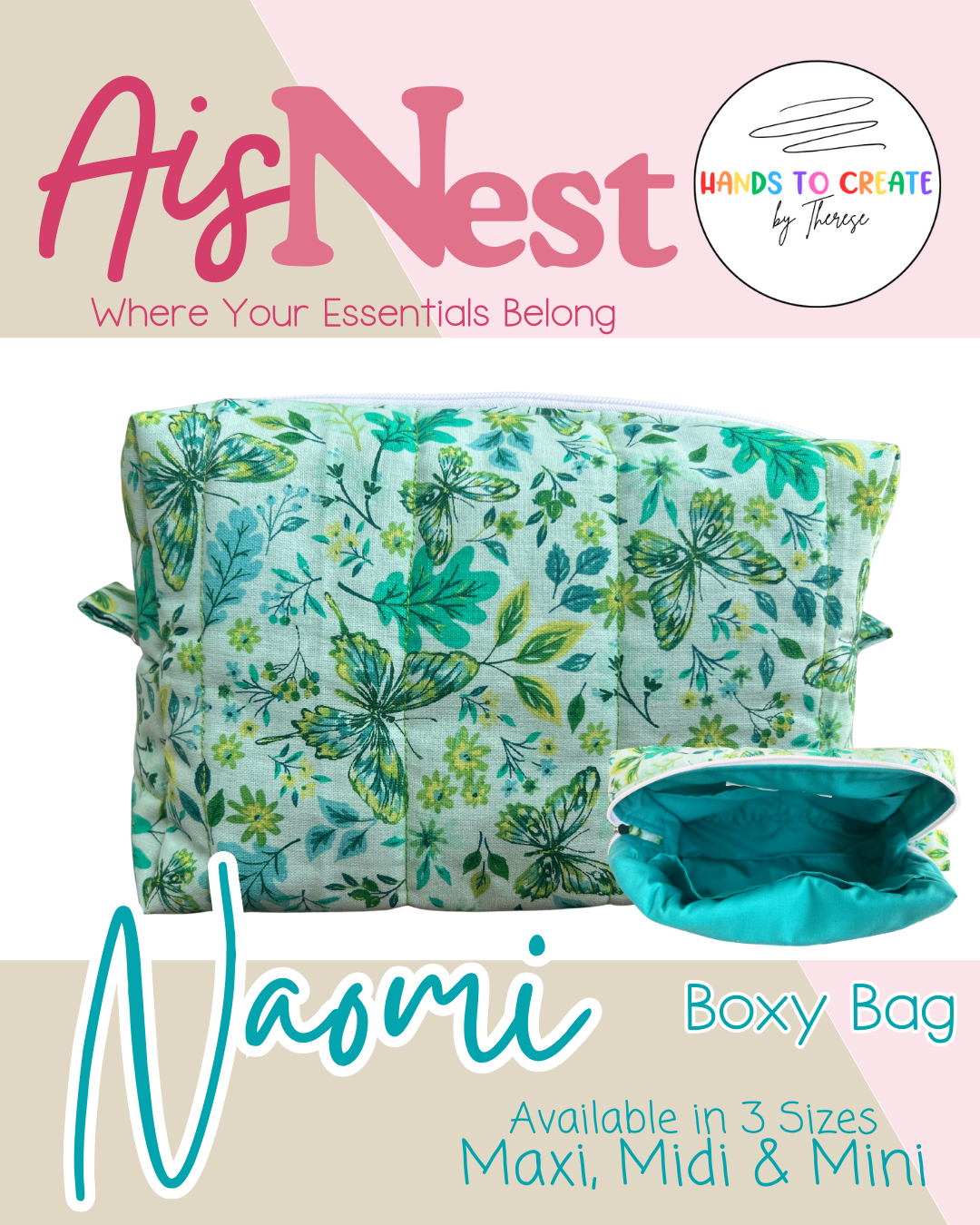 AisNest - Make Up / Boxy Bag