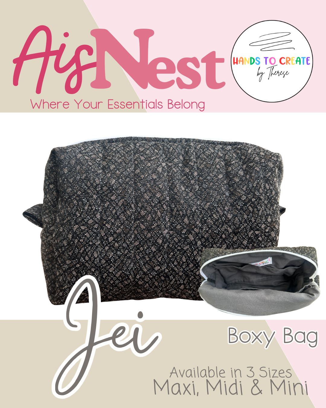 AisNest - Make Up / Boxy Bag