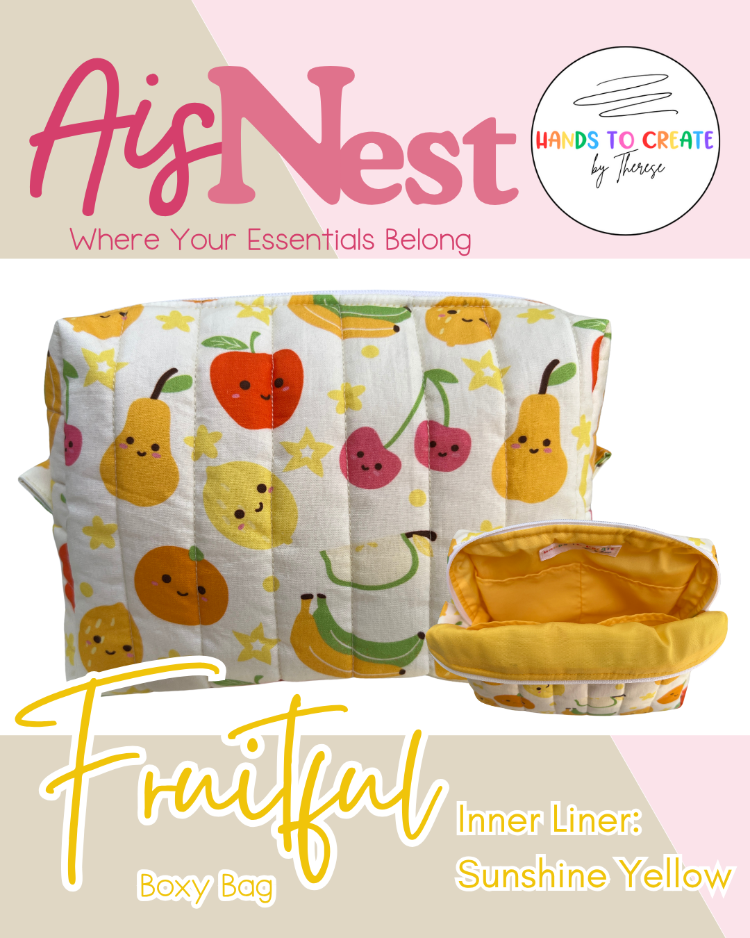 AisNest - Make Up / Boxy Bag