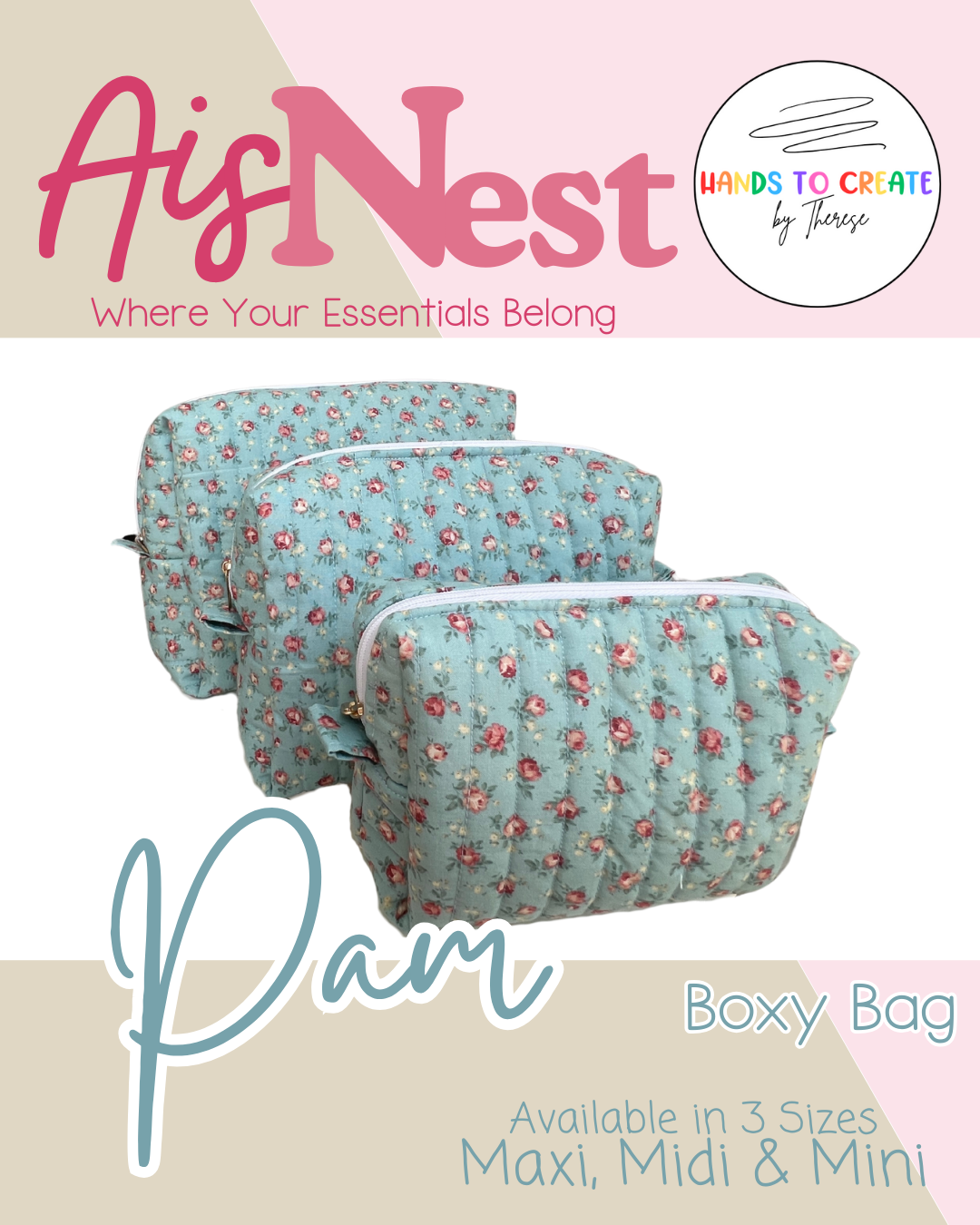 AisNest - Make Up / Boxy Bag