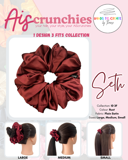 AiScrunchies, 1Design 3Fits Collection - Small, Medium, Large